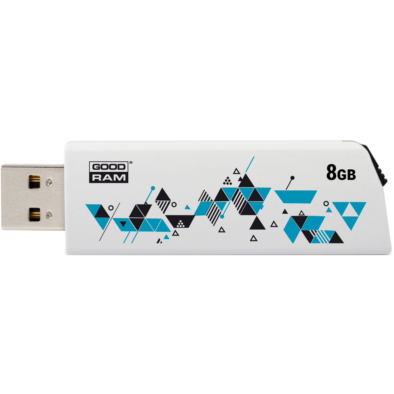 USB флеш накопичувач Goodram 8GB Cl!ck White USB 2.0 (UCL2-0080W0R11) зображення 2