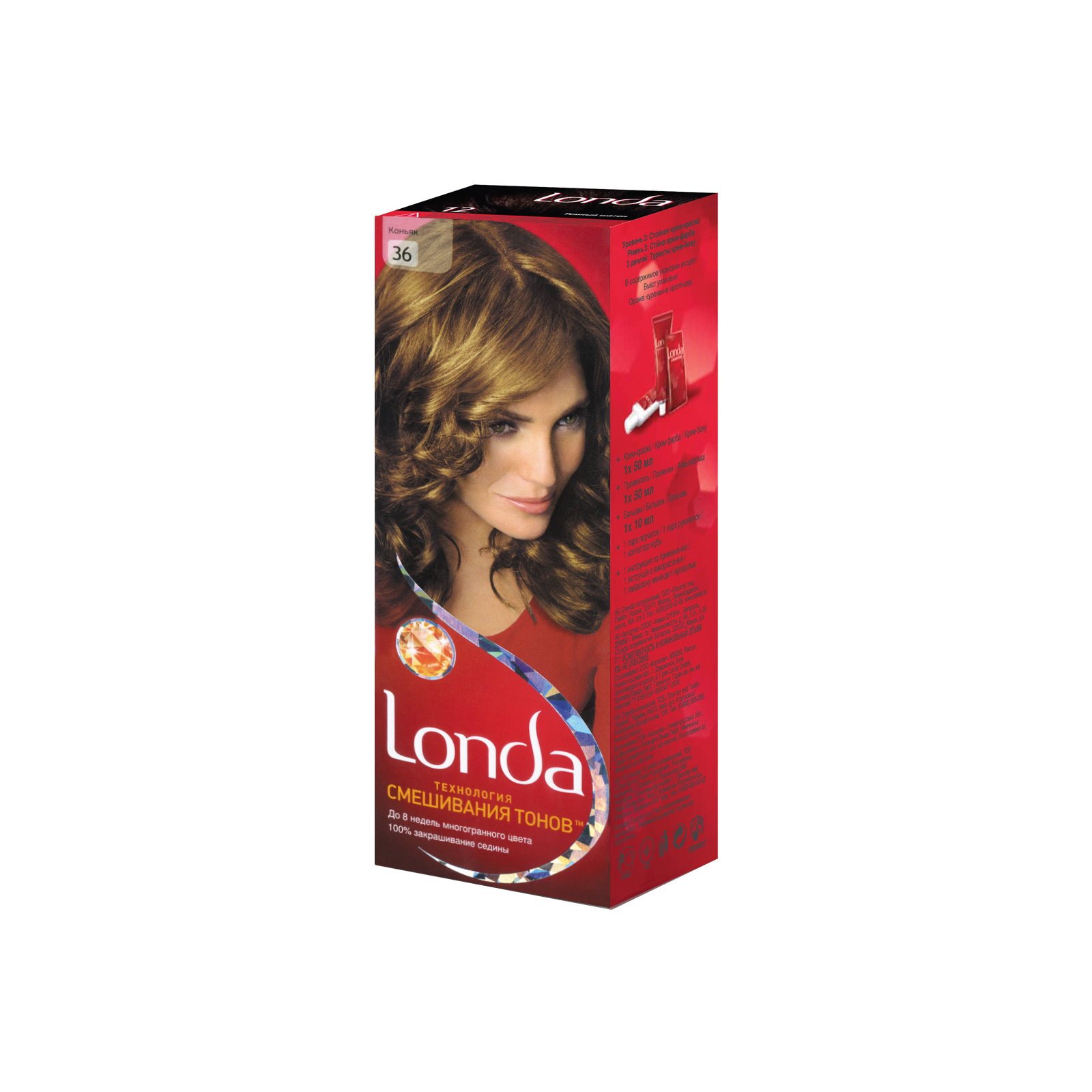 Краска для волос Londa стойкая 36 Коньяк (4015203134366)