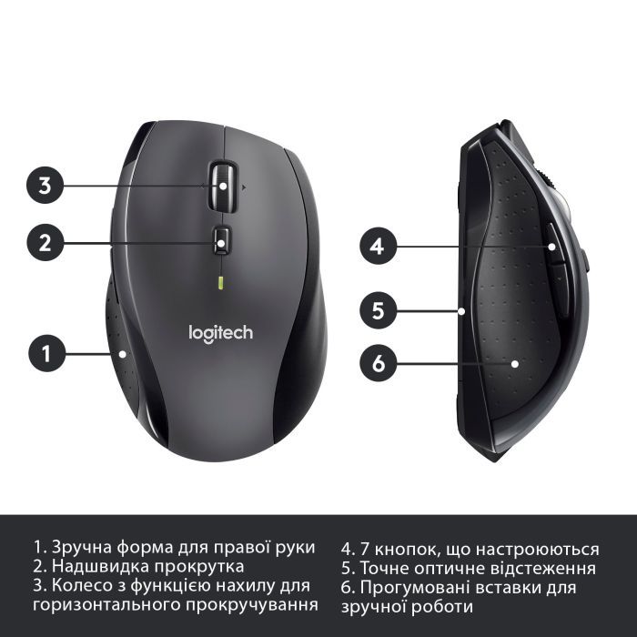 Мышка Logitech M705 Marathon (910-001949) изображение 6
