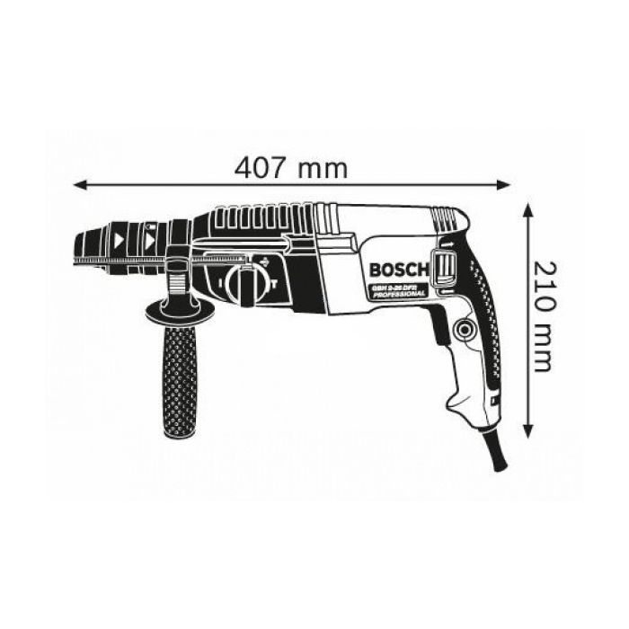 Перфоратор Bosch GBH2-26DFR (0.611.254.768) изображение 3