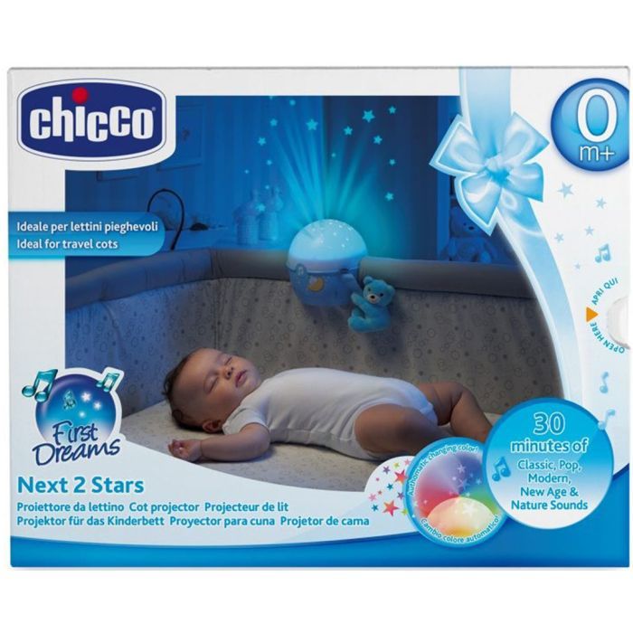 Ночник Chicco Next2 Stars Голубой (07647.20) изображение 2