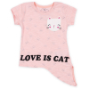 Футболка дитяча Haknur "Love is cat" (5754-92G-peach)