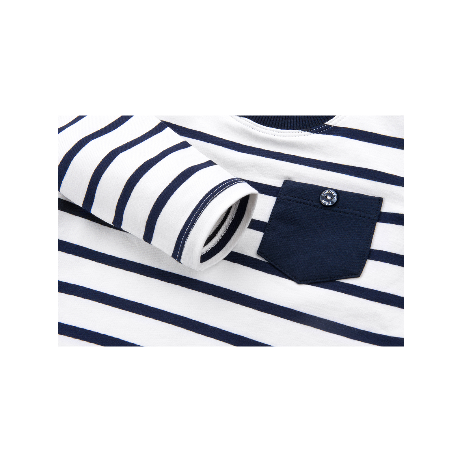 Набор детской одежды E&H в полосочку и с карманчиком (8999-68B-blue) изображение 6