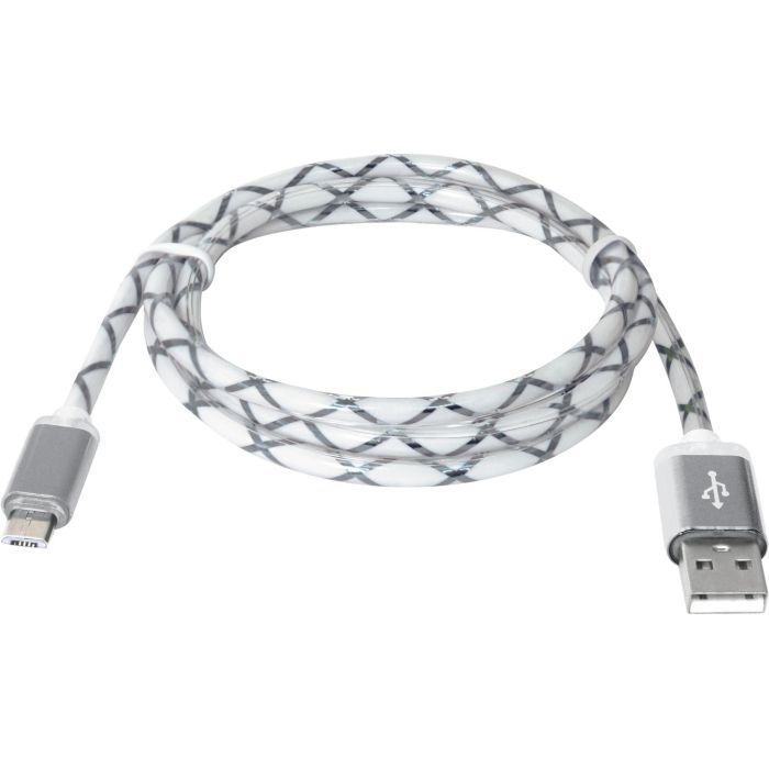 Дата кабель USB08-03LT USB - Micro USB, RedLED backlight, 1m Defender (87556) изображение 2