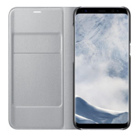 Чехол для мобильного телефона Samsung для S8+/EF-NG955PSEGRU - LED View Cover (Silver) (EF-NG955PSEGRU) изображение 4