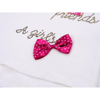 Футболка детская Breeze и капри с собачками и бантиками (10244-110G-pink) изображение 8