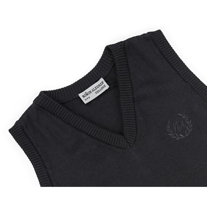 Жилет детский Na вязаный (12-2064-164B-black) изображение 3