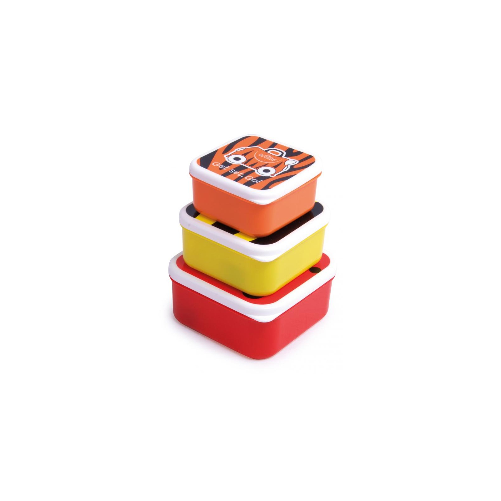 Контейнер для зберігання продуктів Trunki Набор (красный, желтый, оранжевый) (0301-GB01)