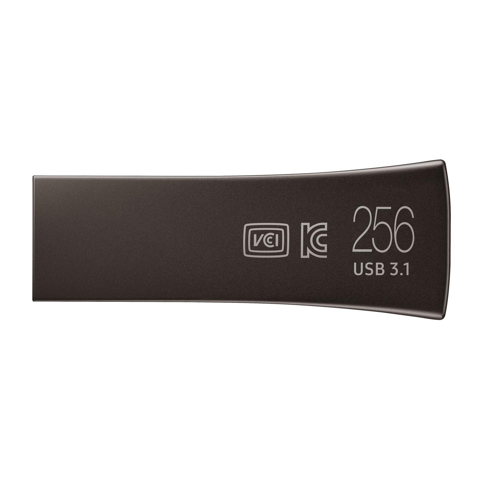 USB флеш накопитель Samsung 128GB Bar Plus Black USB 3.1 (MUF-128BE4/APC) изображение 2