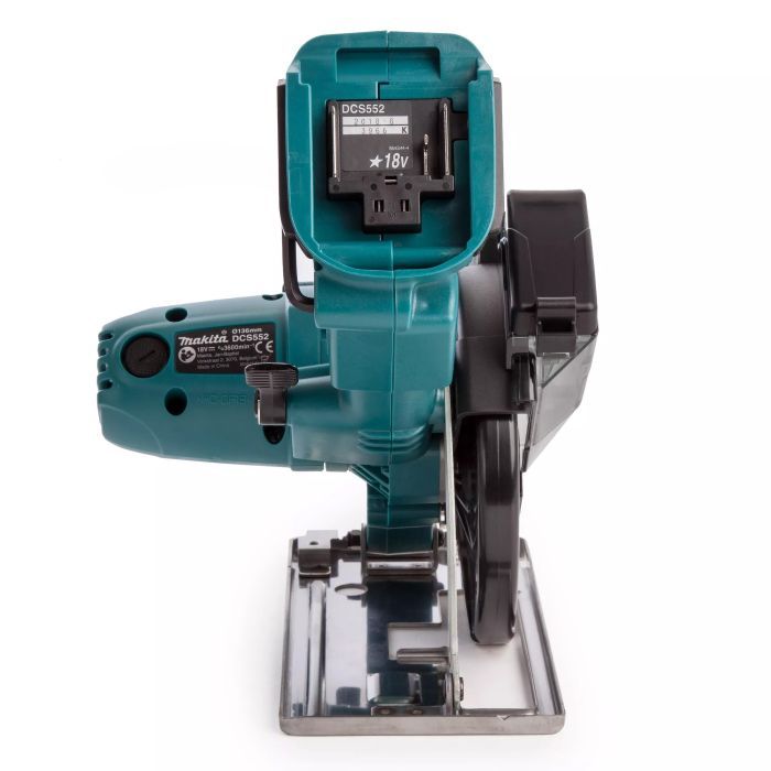 Дискова пила Makita по металлу LXT, 135мм (без АКБ и БП) (DCS552Z) зображення 4