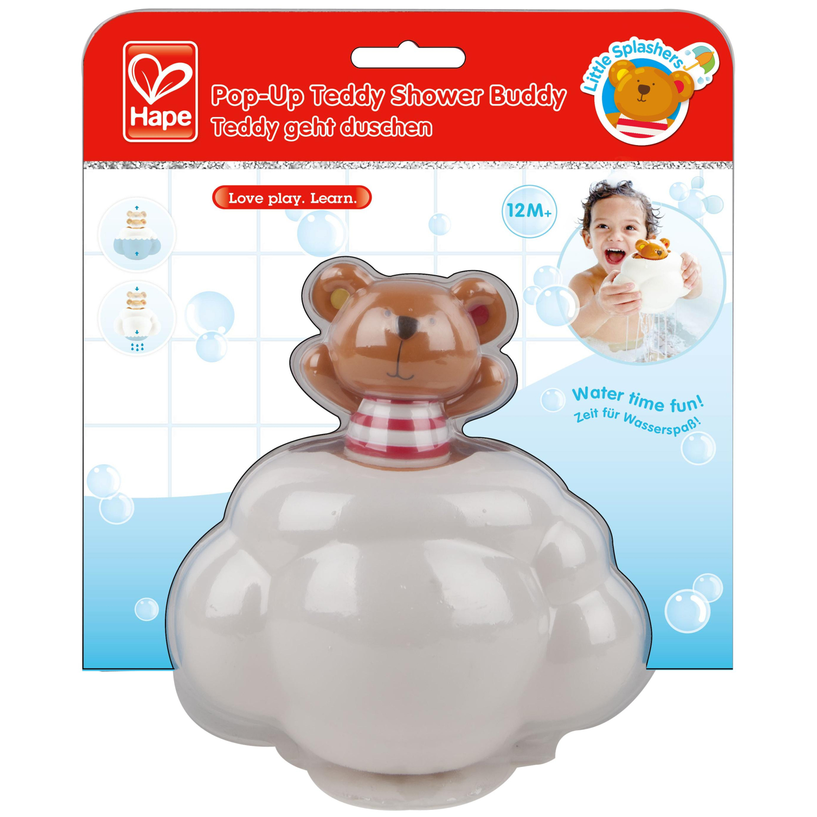 Іграшка для ванної Hape Тедді приймає душ (E0202) зображення 3