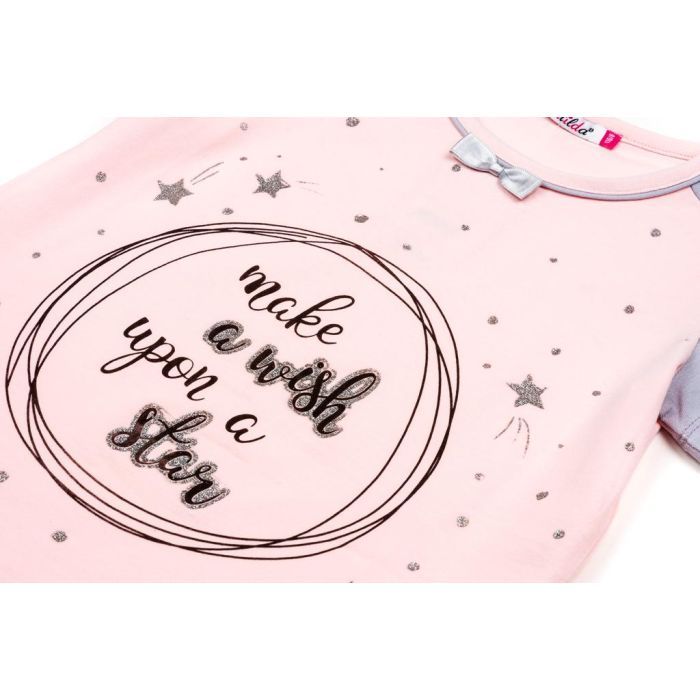 Пижама детская Matilda со звездочками (7991-116G-pink) изображение 9