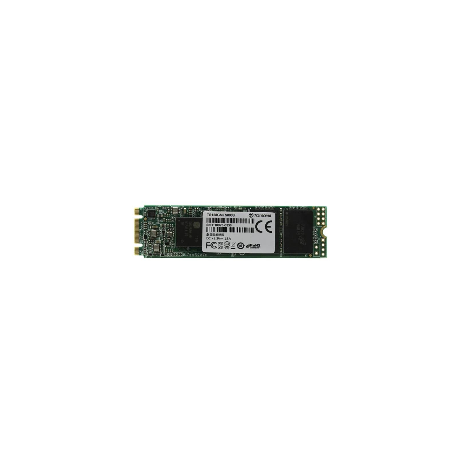 Накопичувач SSD M.2 2280 128GB Transcend (TS128GMTS830S)