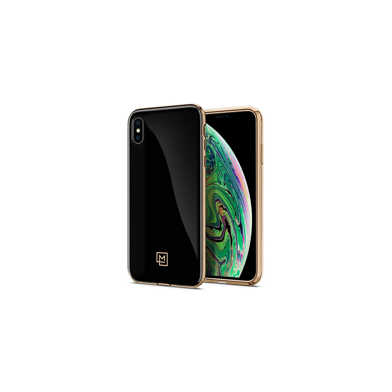 Чохол до мобільного телефона Spigen iPhone XS Max La Manon etui Gold Black (Ver.2) (065CS25312)