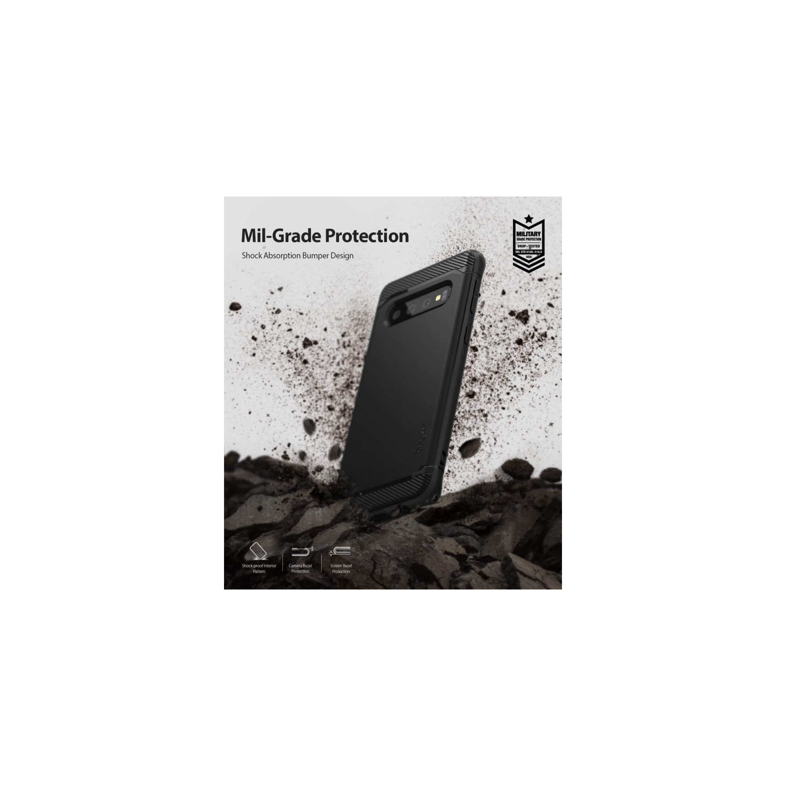 Чехол для мобильного телефона Ringke Onyx Samsung Galaxy S10 Black (RCS4515) изображение 2