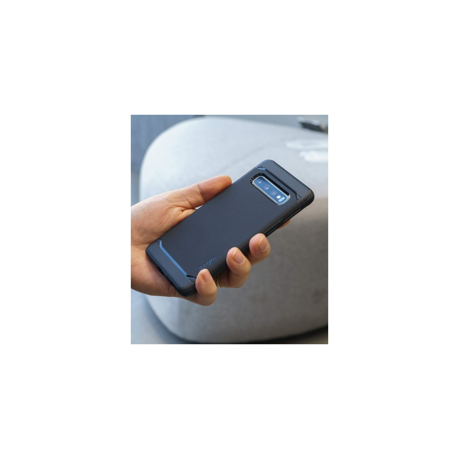 Чохол до мобільного телефона Ringke Onyx Samsung Galaxy S10 Black (RCS4515) зображення 4
