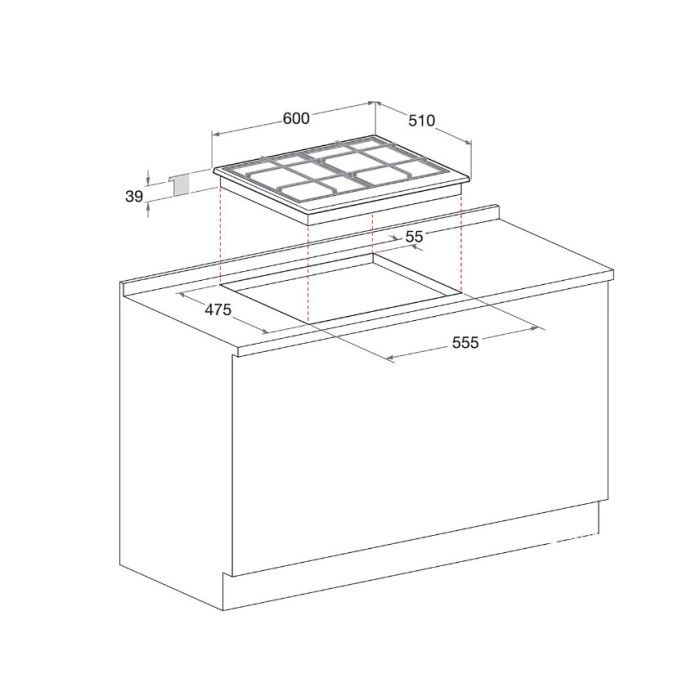 Варочна поверхня Electrolux KGM64311X зображення 7