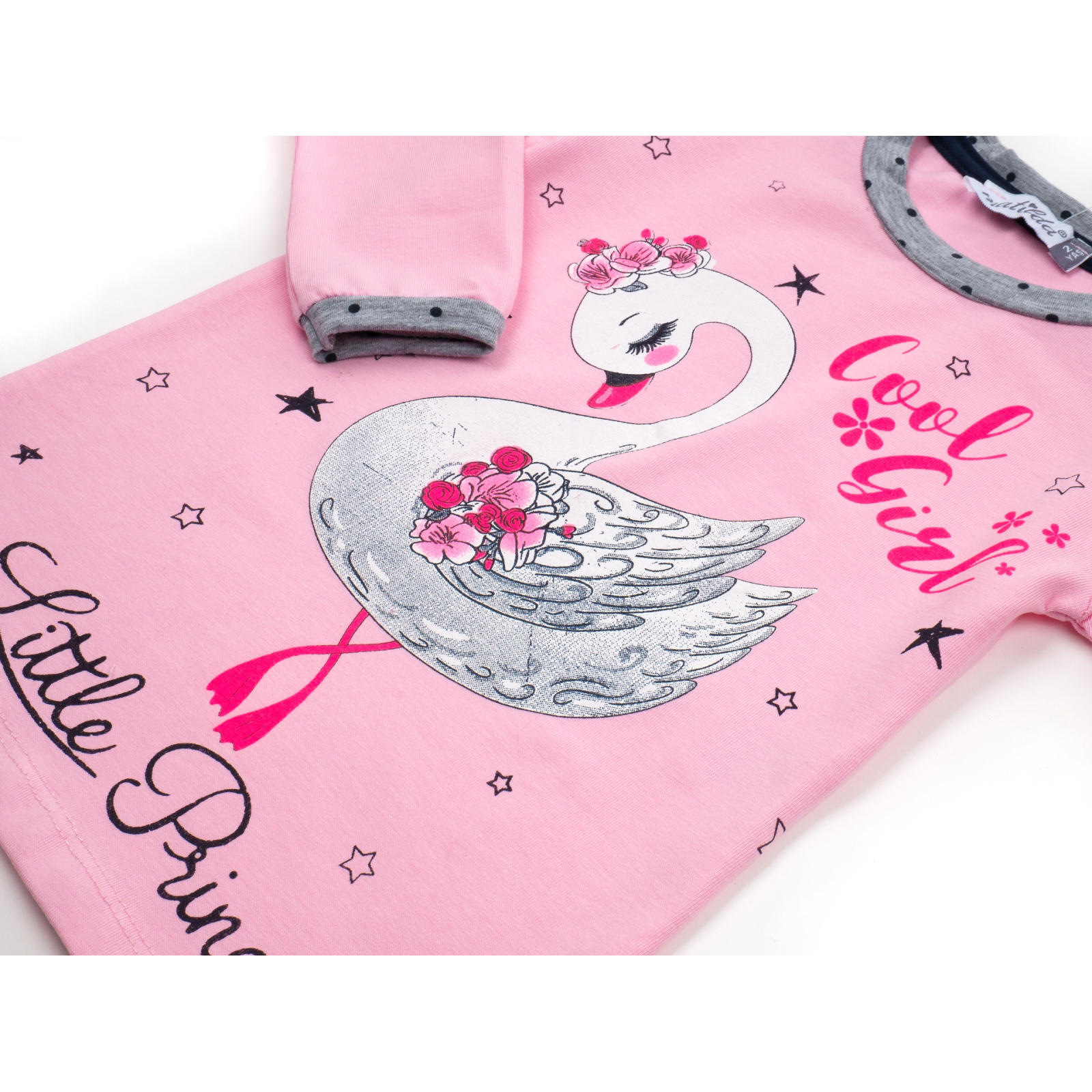 Пижама Matilda с лебедем (10939-2-92G-pink) изображение 7