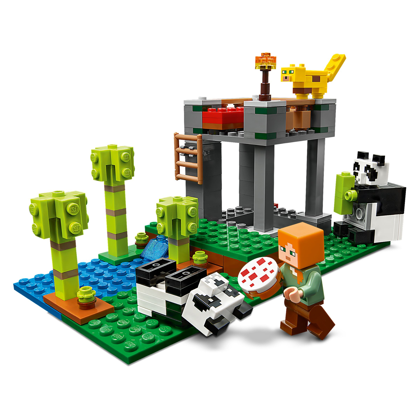 Конструктор LEGO Minecraft Ферма панд 204 деталі (21158) зображення 3
