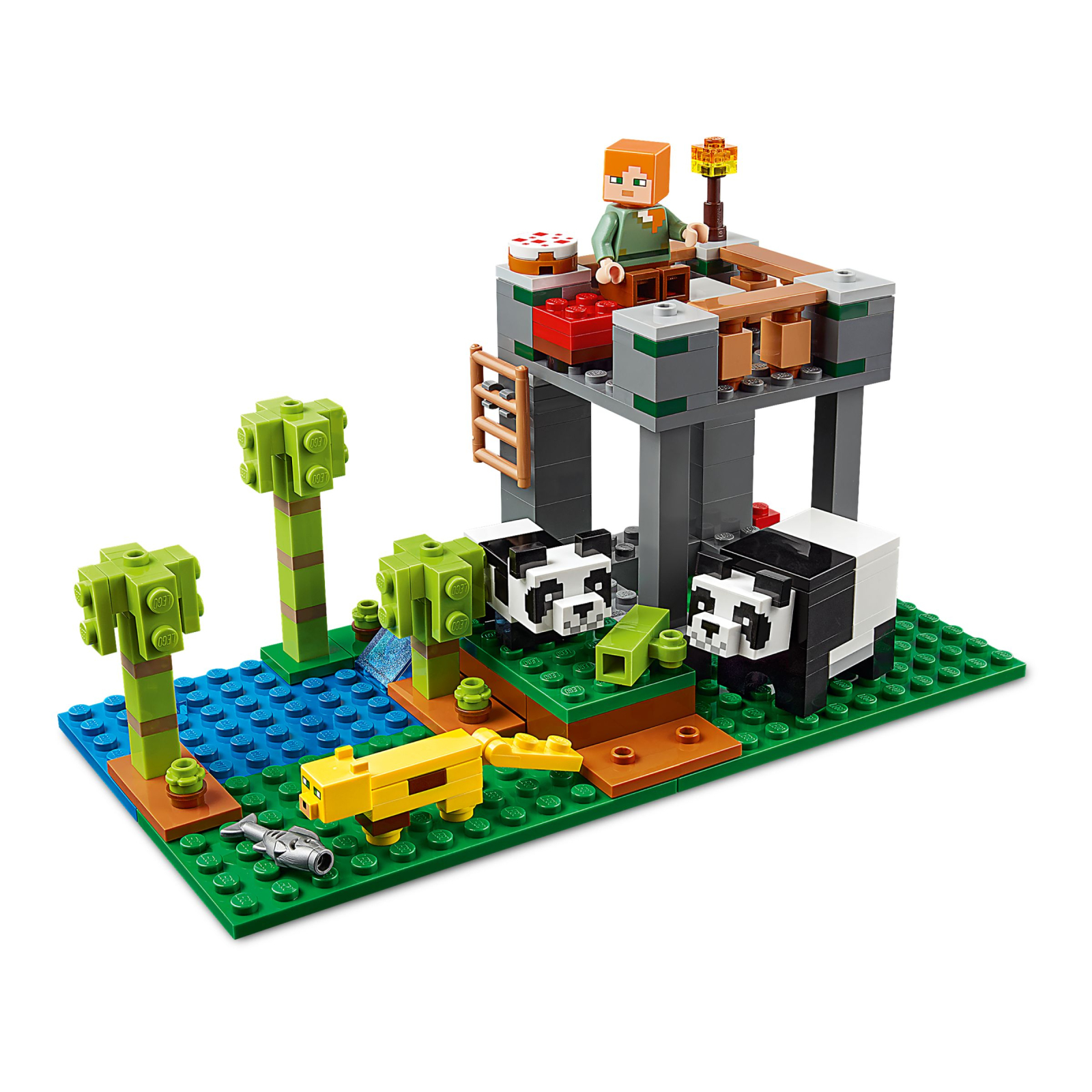 Конструктор LEGO Minecraft Ферма панд 204 деталі (21158) зображення 4