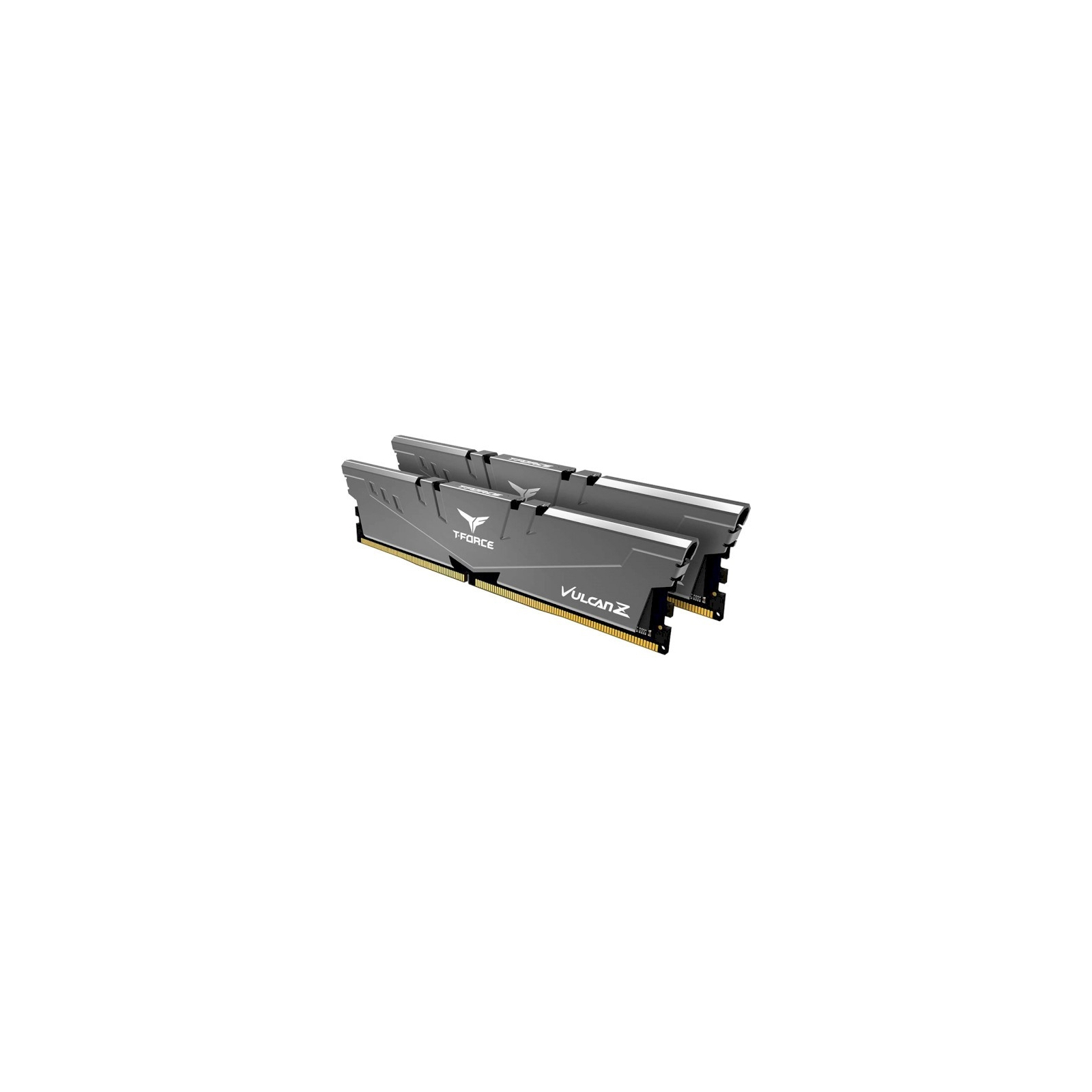 Модуль памяти для компьютера DDR4 16GB (2x8GB) 2666 MHz T-Force Vulcan Z Gray Team (TLZGD416G2666HC18HDC01) изображение 3