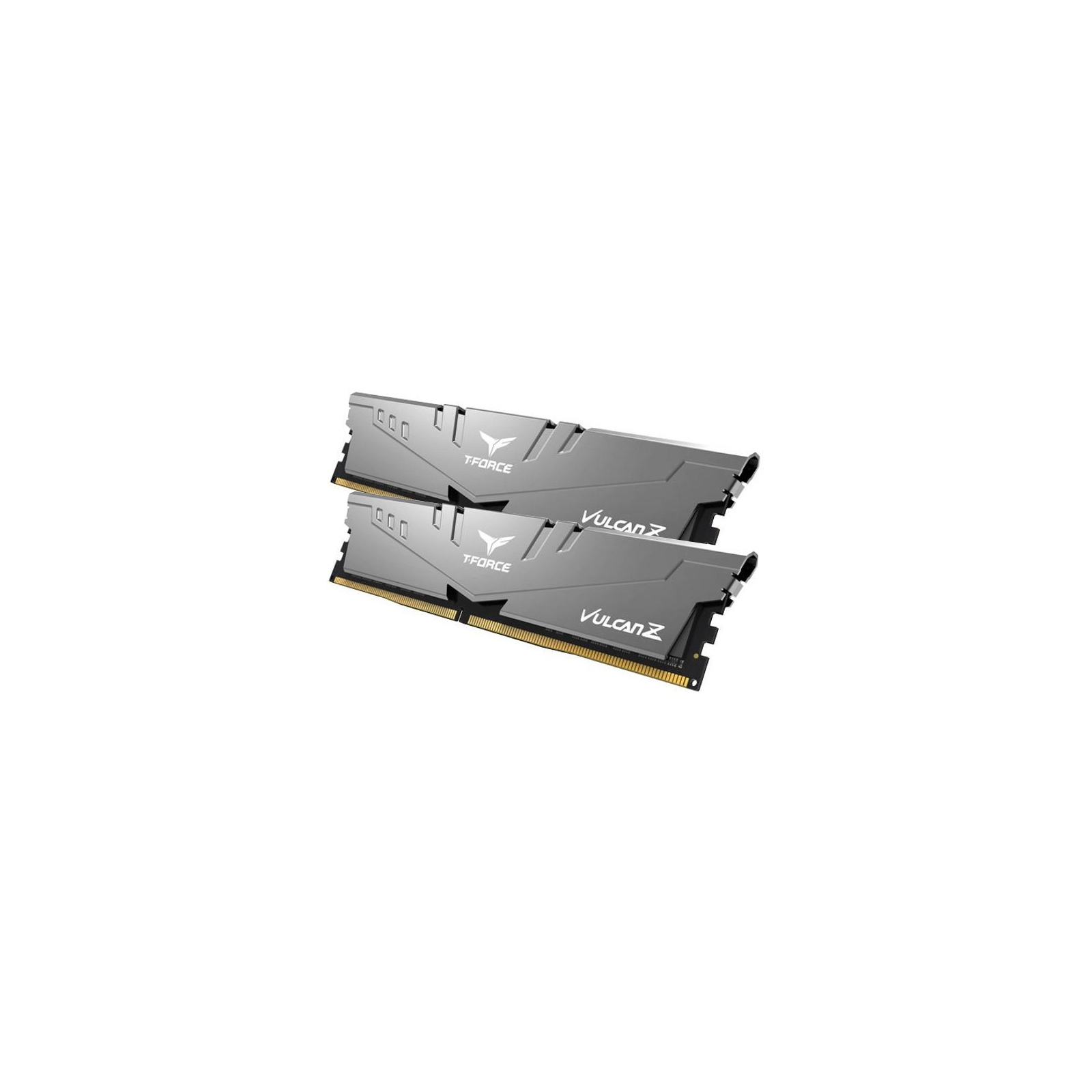 Модуль памяти для компьютера DDR4 16GB (2x8GB) 2666 MHz T-Force Vulcan Z Gray Team (TLZGD416G2666HC18HDC01) изображение 4