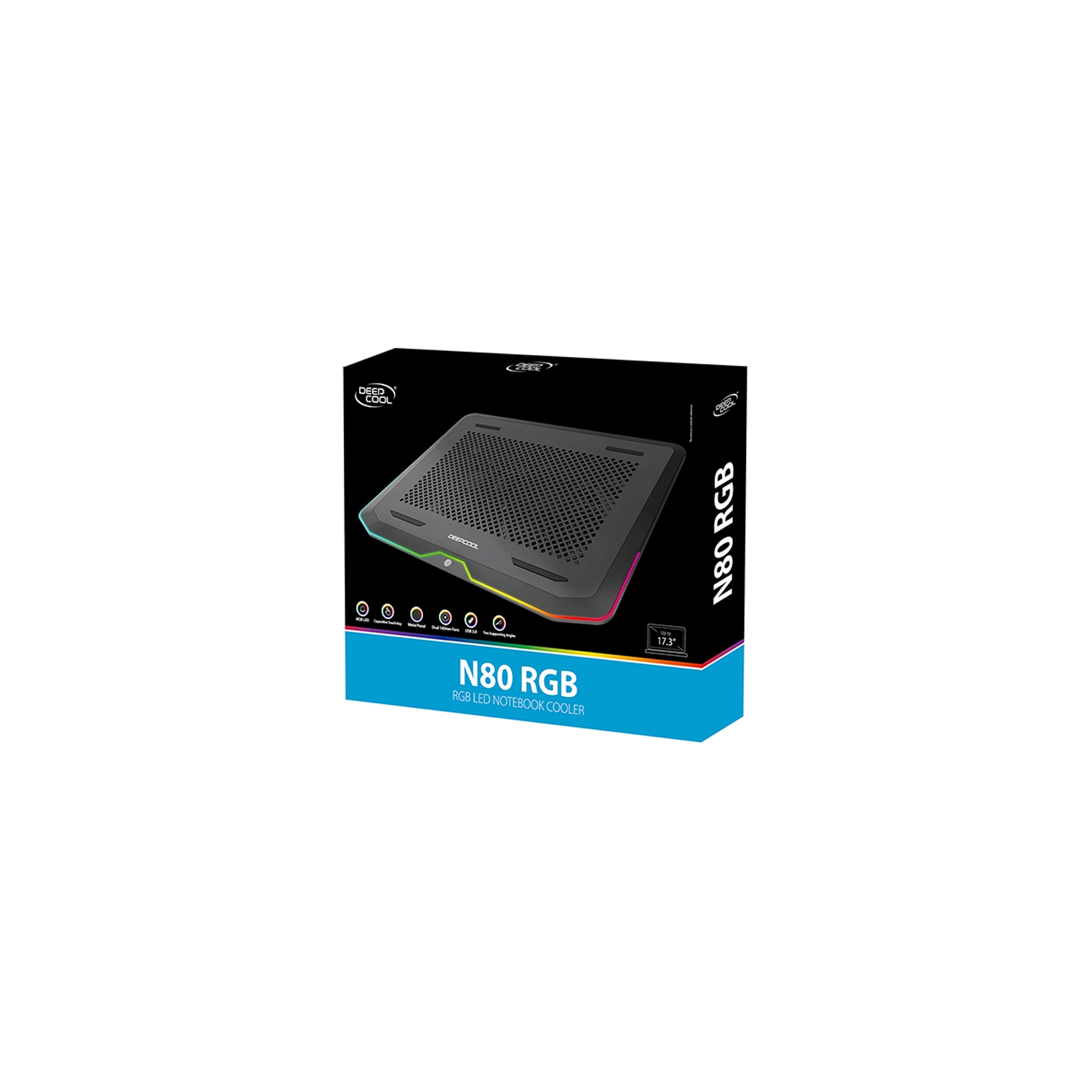 Подставка для ноутбука Deepcool N80 RGB изображение 10