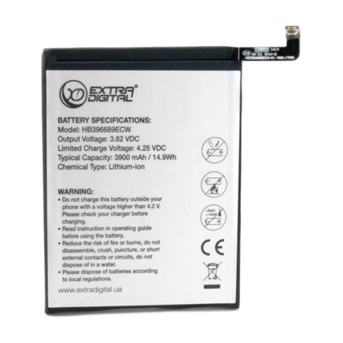 Акумуляторна батарея Extradigital Huawei Mate 9 3900 mAh (BMH6476)