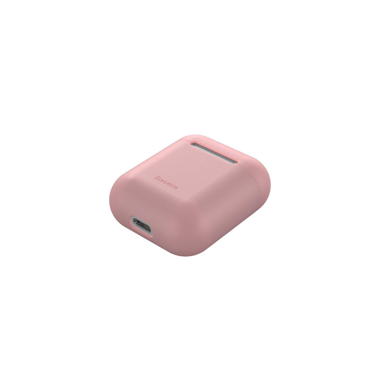 Чехол для наушников Baseus для Airpods 1/2 Pink (WIAPPOD-BZ04) изображение 2
