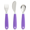 Набір дитячого посуду Munchkin Splash з неіржавкої сталі 3 предмети Фіолетовий (012110.04)