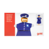 Игровой набор Goki Кукла-перчатка Полицейский (51646G) изображение 4