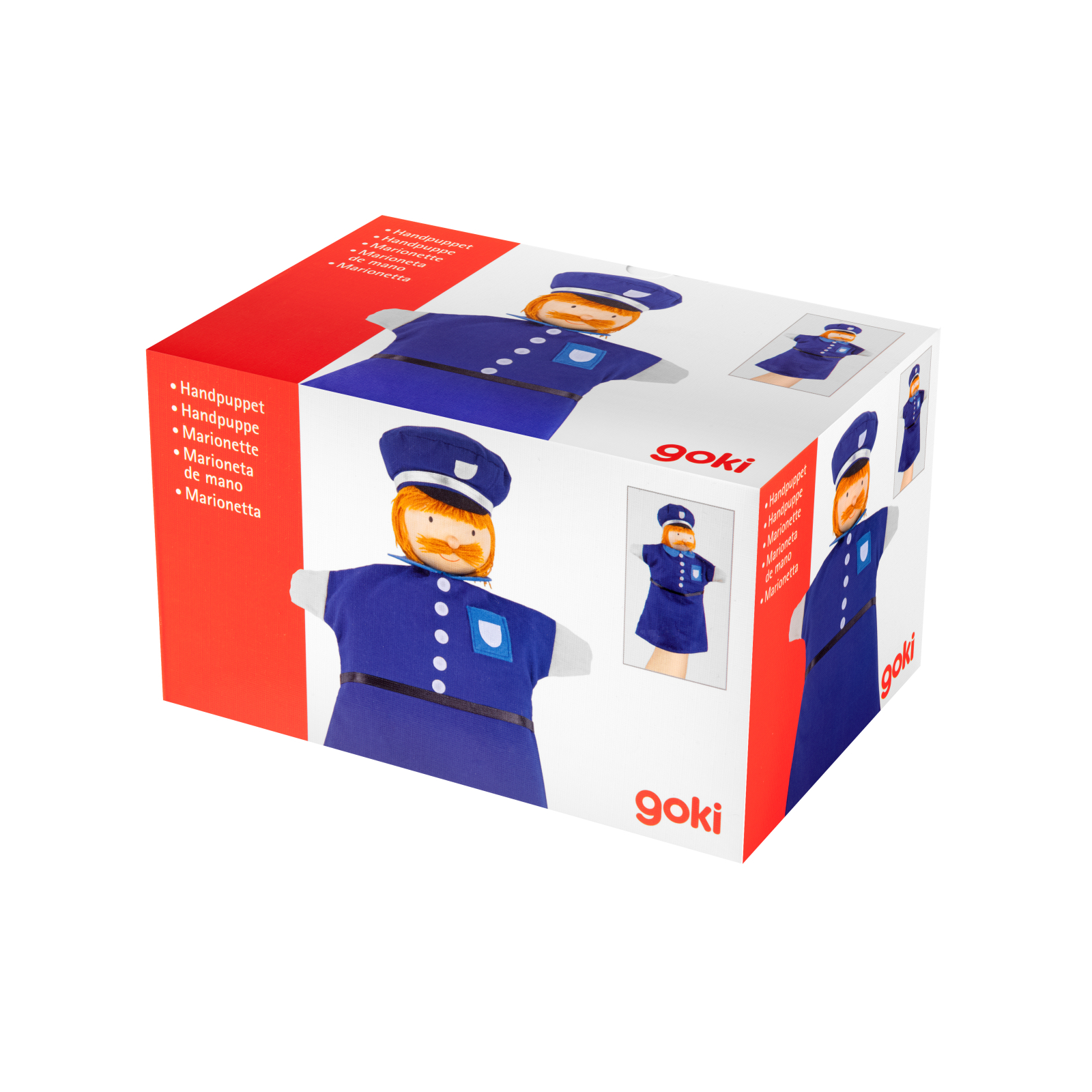 Игровой набор Goki Кукла-перчатка Полицейский (51646G) изображение 5