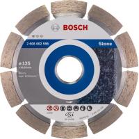 Фото - Круг отрезной Bosch Круг відрізний  Standard for Stone 125-22.23  2.608.60 (2.608.602.598)
