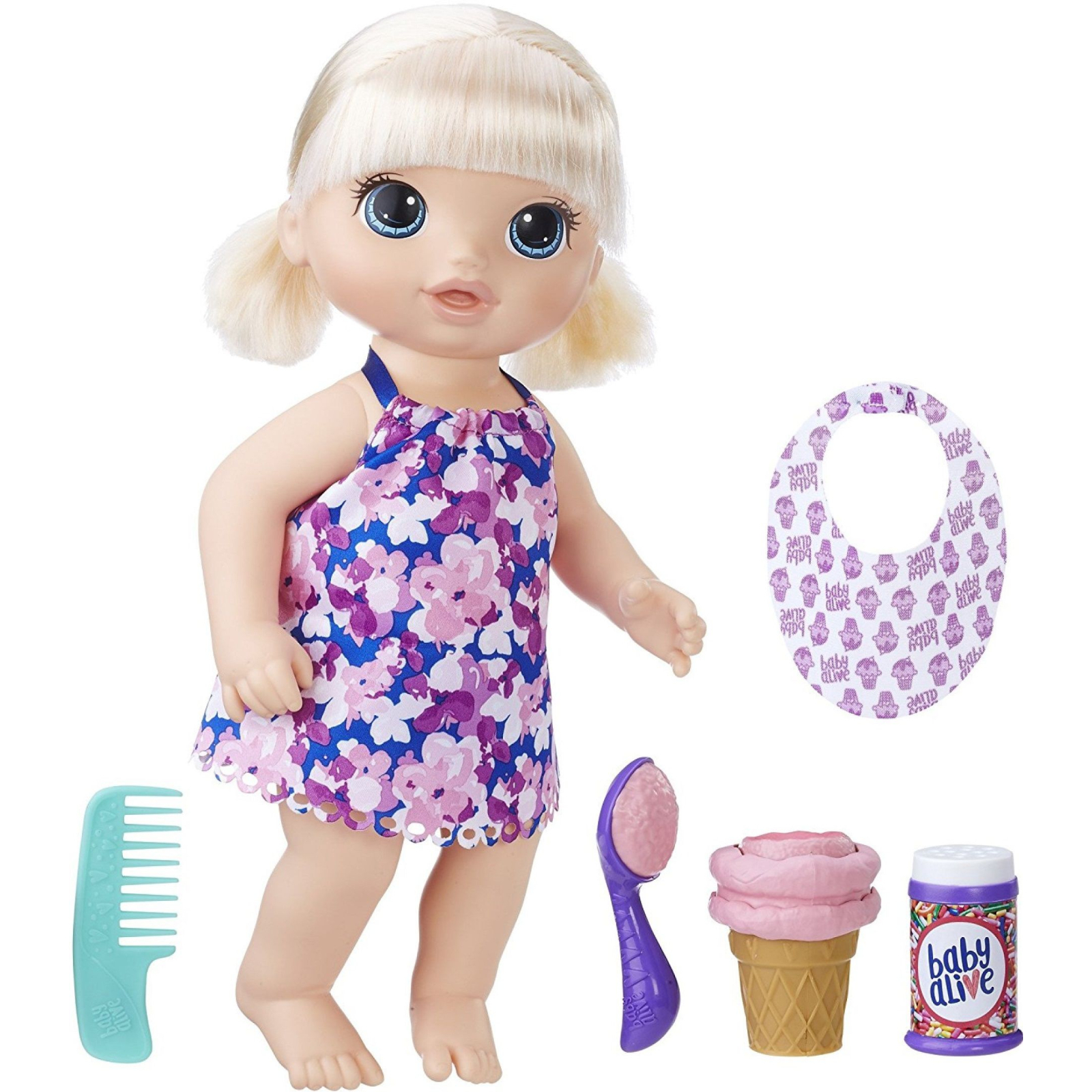 Кукла Hasbro Baby Alive Малышка с мороженым (C1090) изображение 2