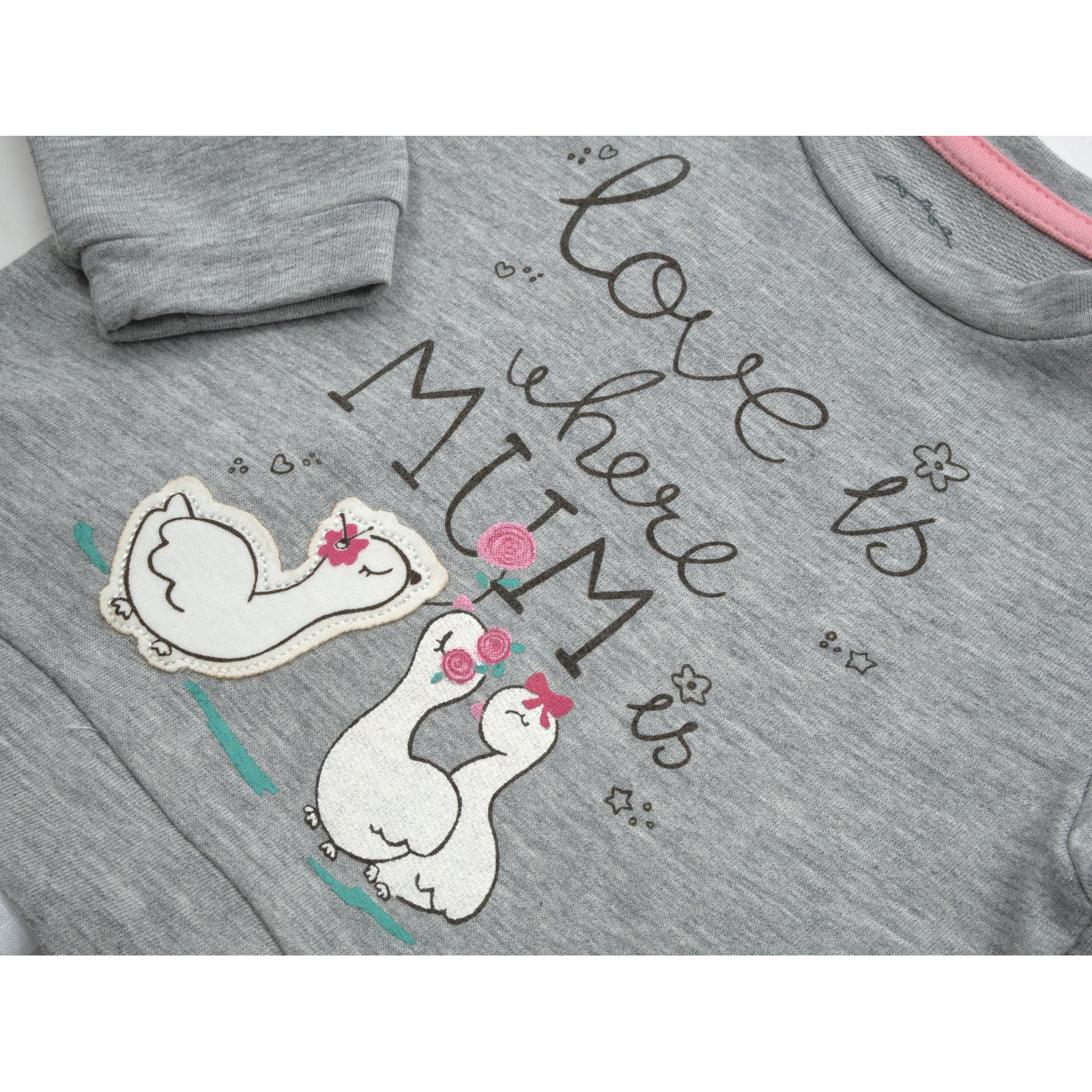 Набор детской одежды Tongs "LOVE IS WHERE MUM IS" (2623-68G-pink) изображение 7