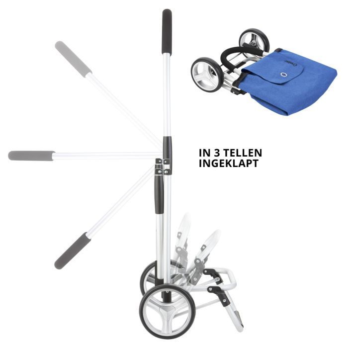 Сумка-тележка ShoppingCruiser Foldable 40 л Blue (928362) изображение 7
