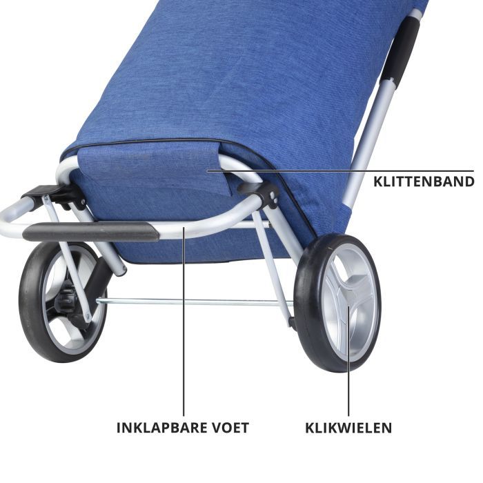 Сумка-тележка ShoppingCruiser Foldable 40 л Blue (928362) изображение 8