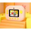 Інтерактивна іграшка XoKo Цифровий дитячий фотоапарат- принтер Рожевий Зайка (KVR-1500-PN) зображення 2