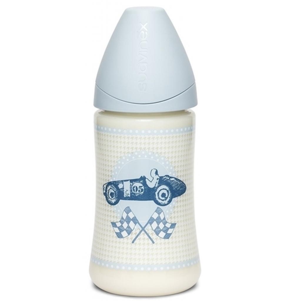 Пляшечка для годування Suavinex Історії малюків, 270 мл, блакитний (304383/1)