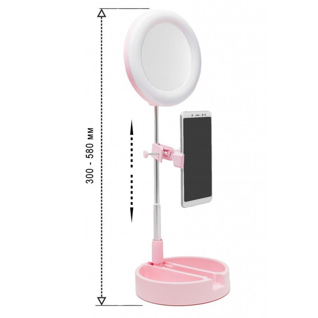 Набір блогера XoKo BS-700 mini stand 30-58cm with LED lamp 16cm mirror (BS-700mini) зображення 3