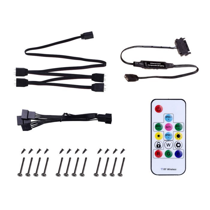 Кулер для корпуса ID-Cooling DF-12025-ARGB-TRIO-SNOW изображение 6