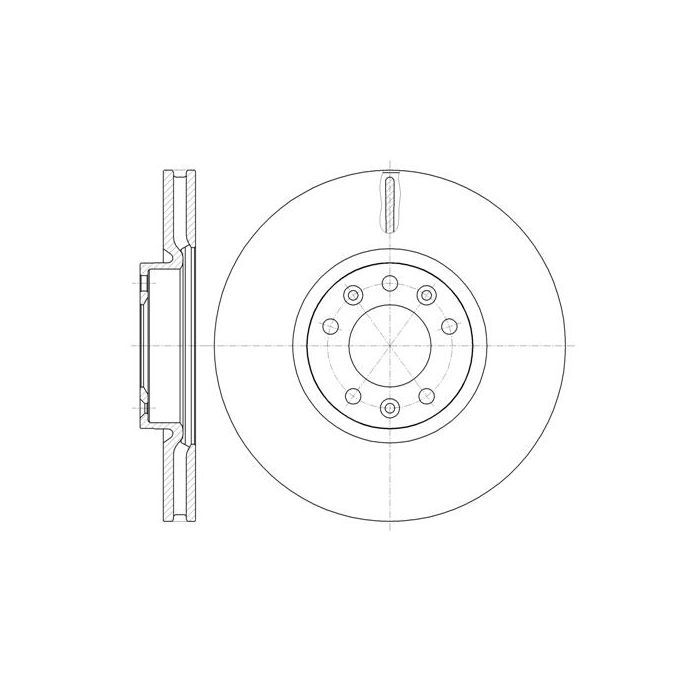 Тормозной диск REMSA 61472.10