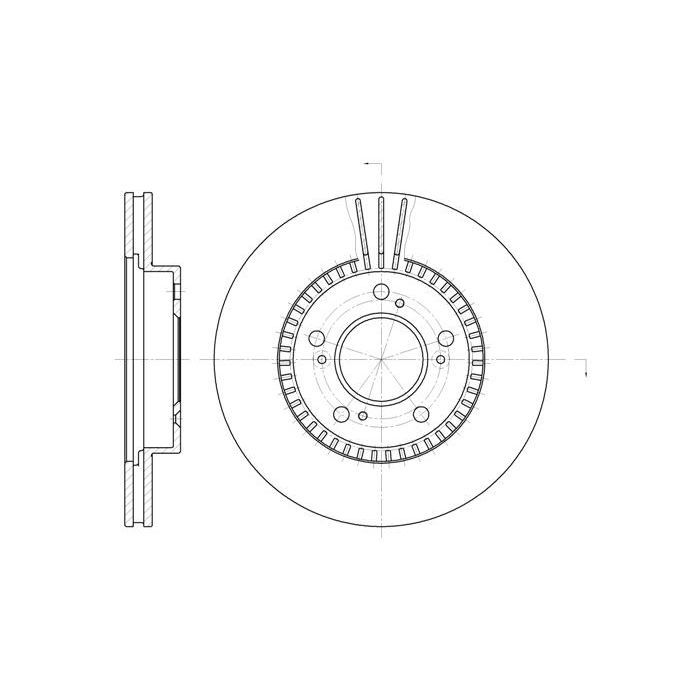 Тормозной диск REMSA 6586.10