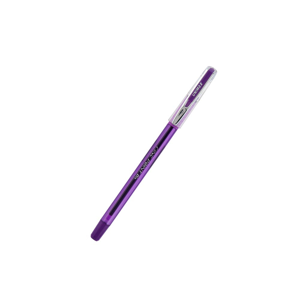 Ручка кулькова Unimax Fine Point Dlx., фіолетова (UX-111-11) зображення 2