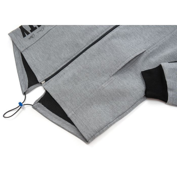 Куртка детская Blueland ветровка с капюшоном (10760-140B-gray) изображение 4