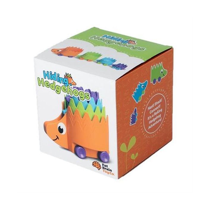 Розвиваюча іграшка Fat Brain Toys Пірамідка на колесах Їжачки Hiding Hedgehogs (F223ML) зображення 2