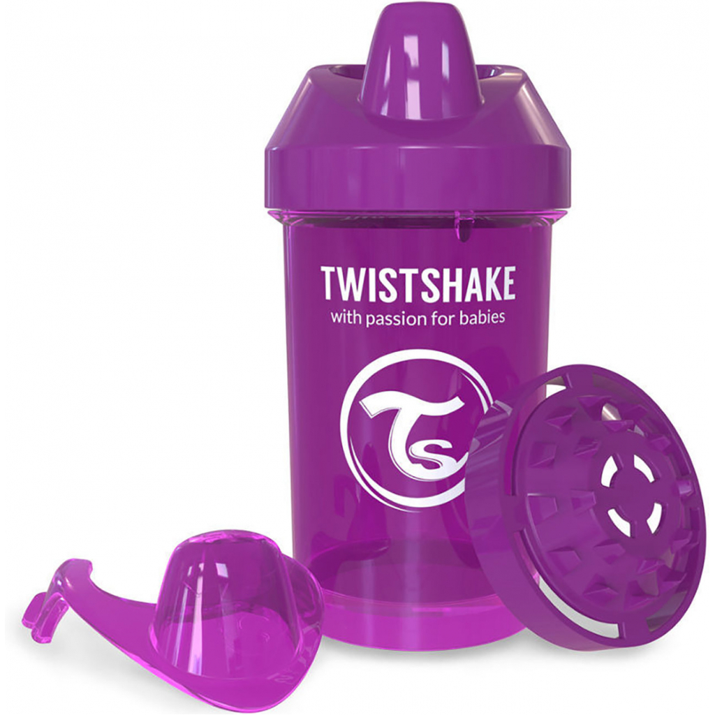 Поильник-непроливайка Twistshake 8+ фиолетовая 300 мл (78062)