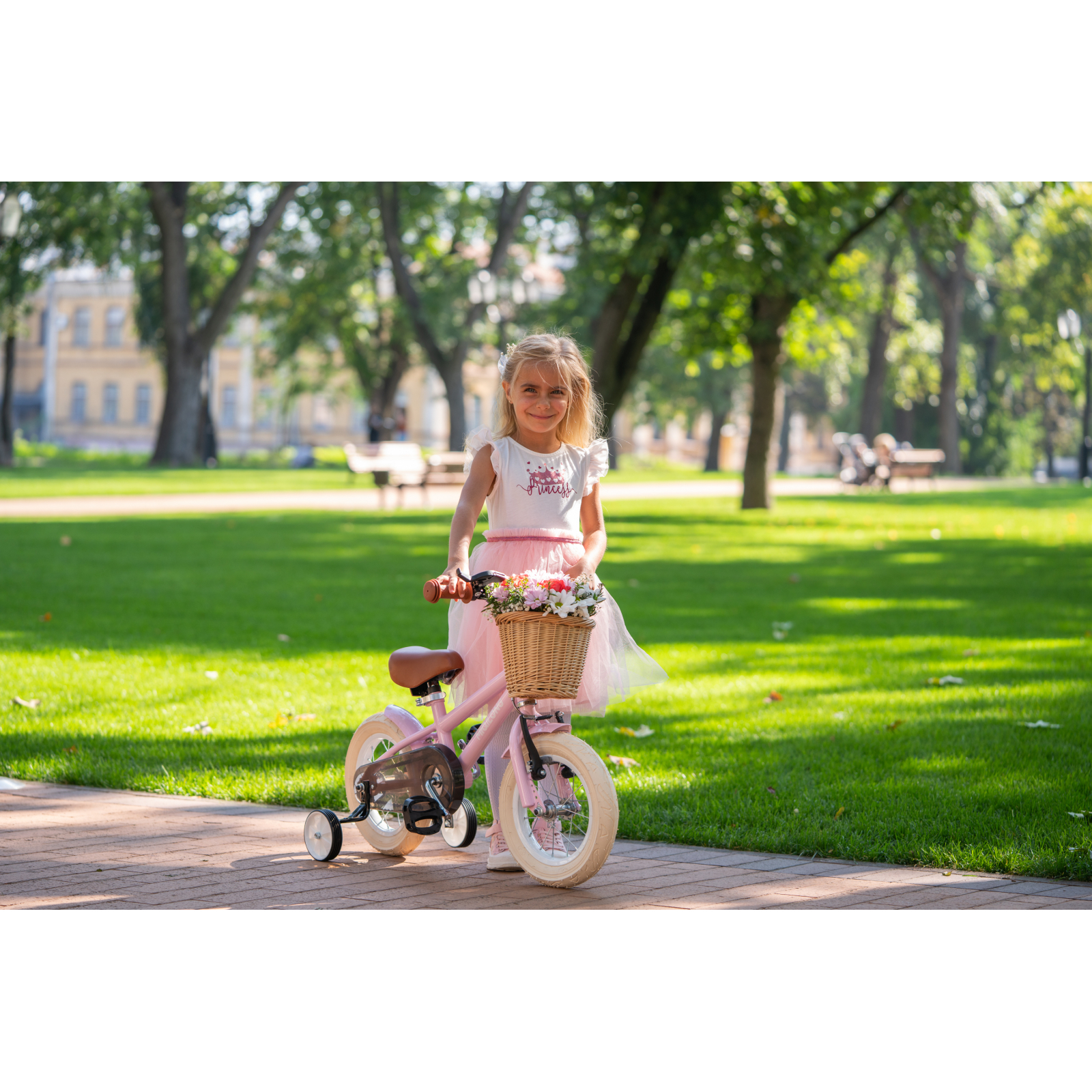 Детский велосипед Miqilong RM Розовый 12` (ATW-RM12-PINK) изображение 10