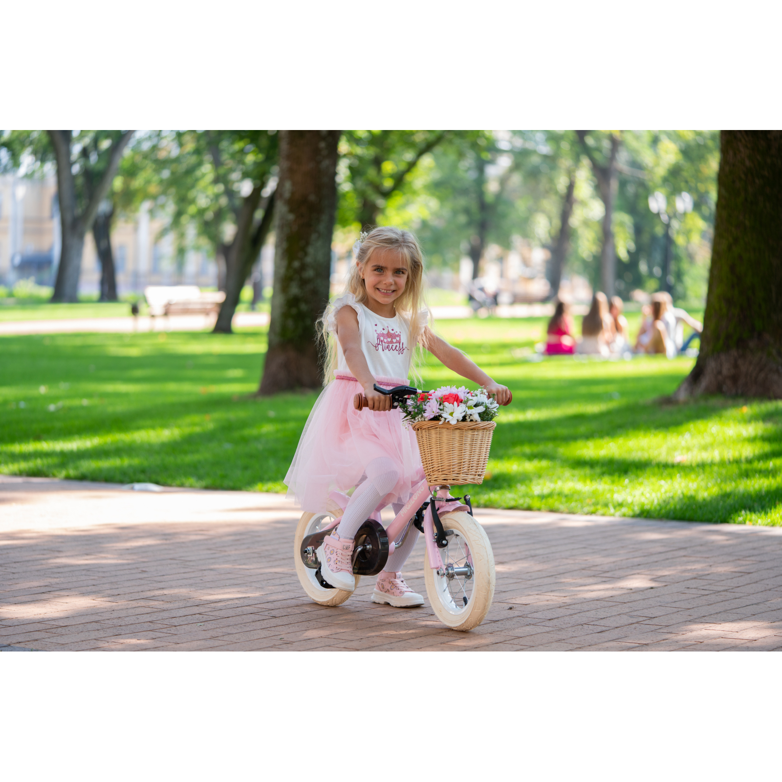 Детский велосипед Miqilong RM Розовый 12` (ATW-RM12-PINK) изображение 9