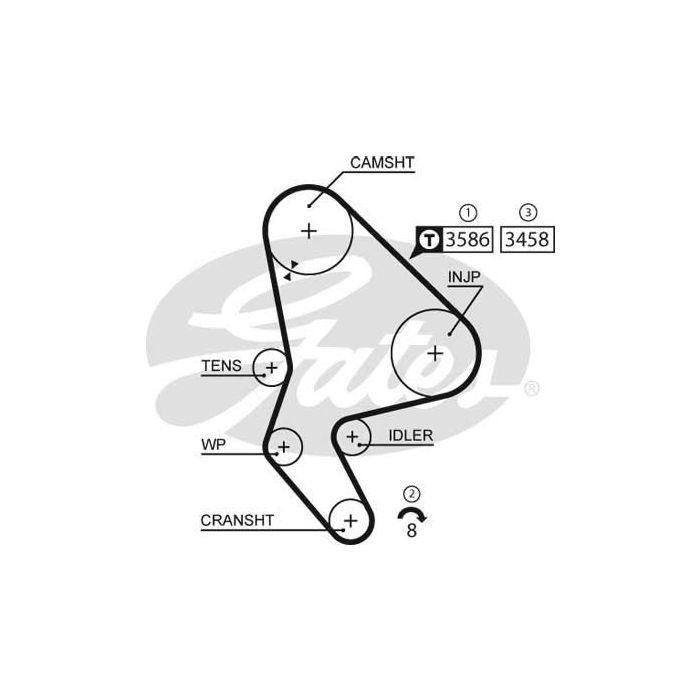 Ремень ГРМ Gates 5524XS